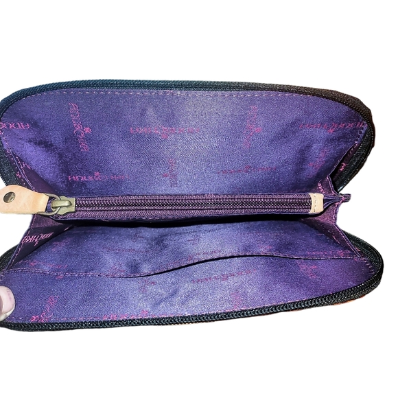 ANUSCHKA NWOT Anna Zebra Safari Medium Organizer Crossbody Purse - Picture 5 of 7